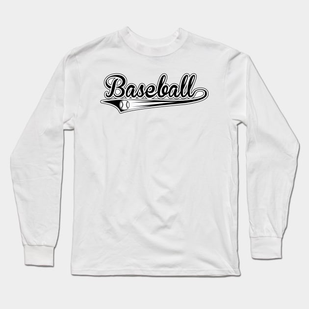 Baseball Long Sleeve T-Shirt by nektarinchen